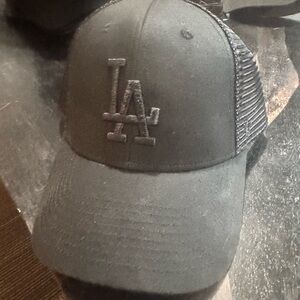 47 Black LA Mesh Cap